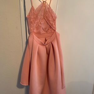 Blush ball gown